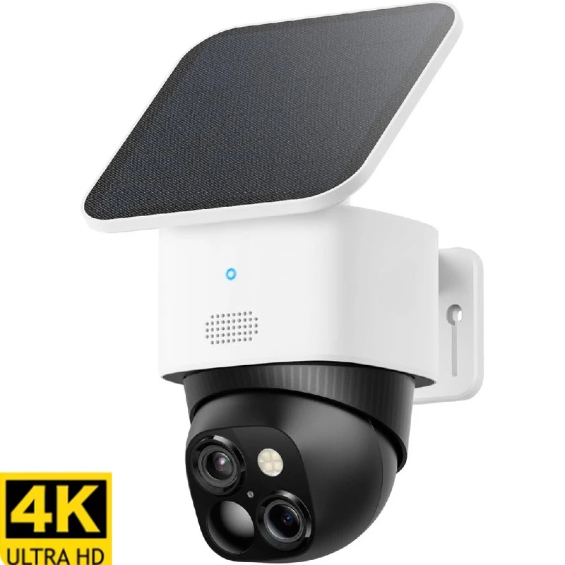 Pan Tilt Bracket - Kamera Keamanan Surya Dual Kamera 4K