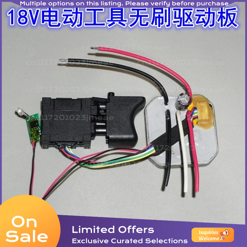 Motor Driver Module - Papan Penggerak Motor Tanpa Sikat 15,5-21V
