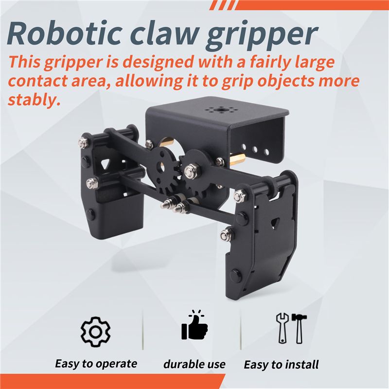 Robot Gripper Claw - ABBZ-Open Robot Penjepit Cakar Besar untuk