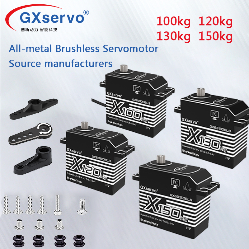 Robot Arm Metal - Servo GXservo Torsi Tinggi IP67 100kg