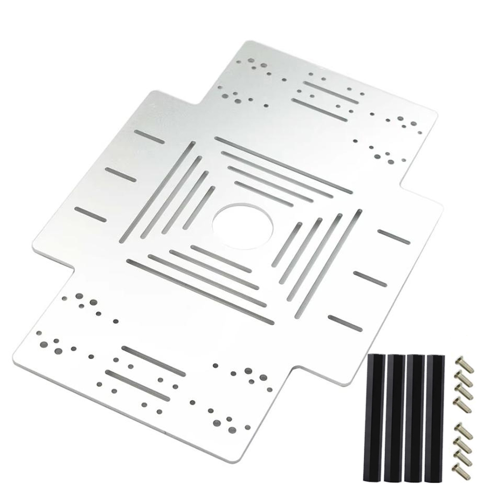 Stm32 Robot - Pelat Logam Besar Sasis Aloi Aluminium