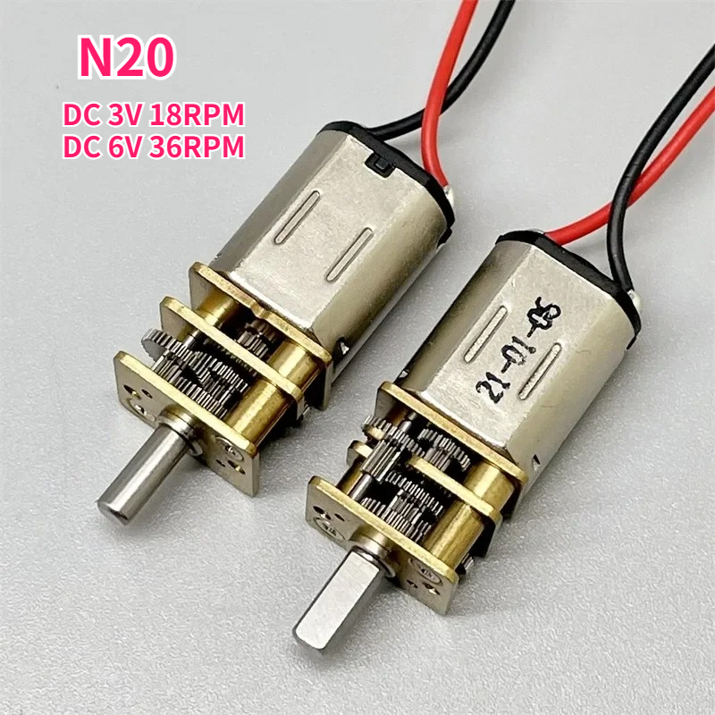 Geared Motor - Motor Gear Mini 7mm Full Metal