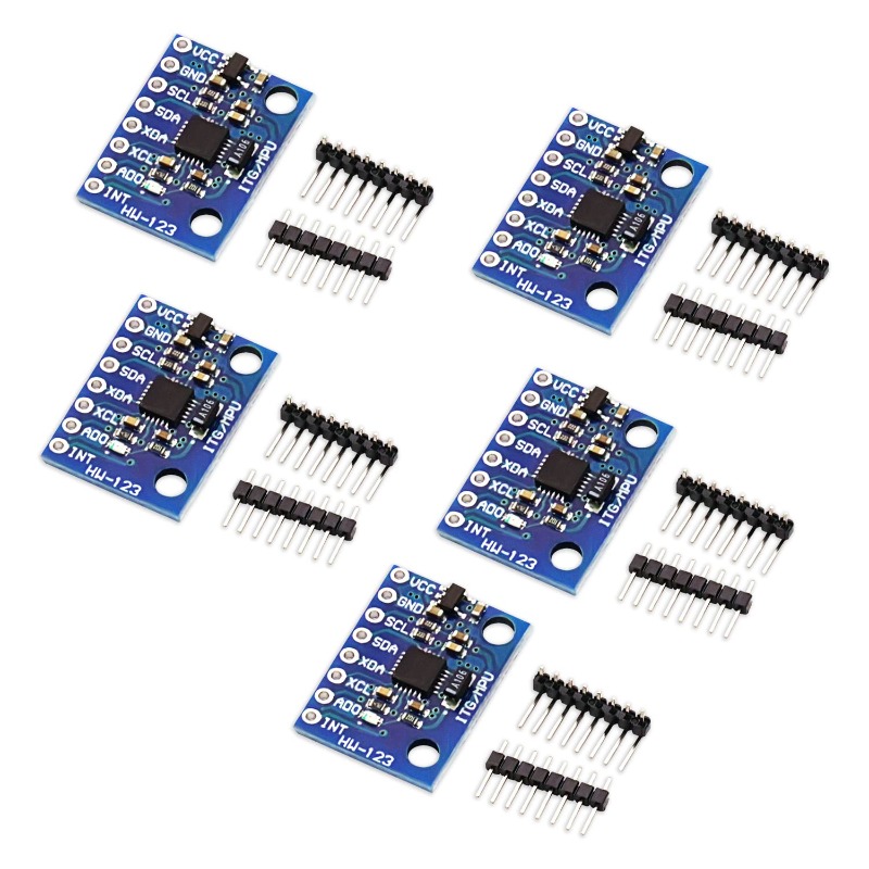 Accelerometer Mpu6050 - 5 Buah Modul Giroskop Akselerometer GY-521