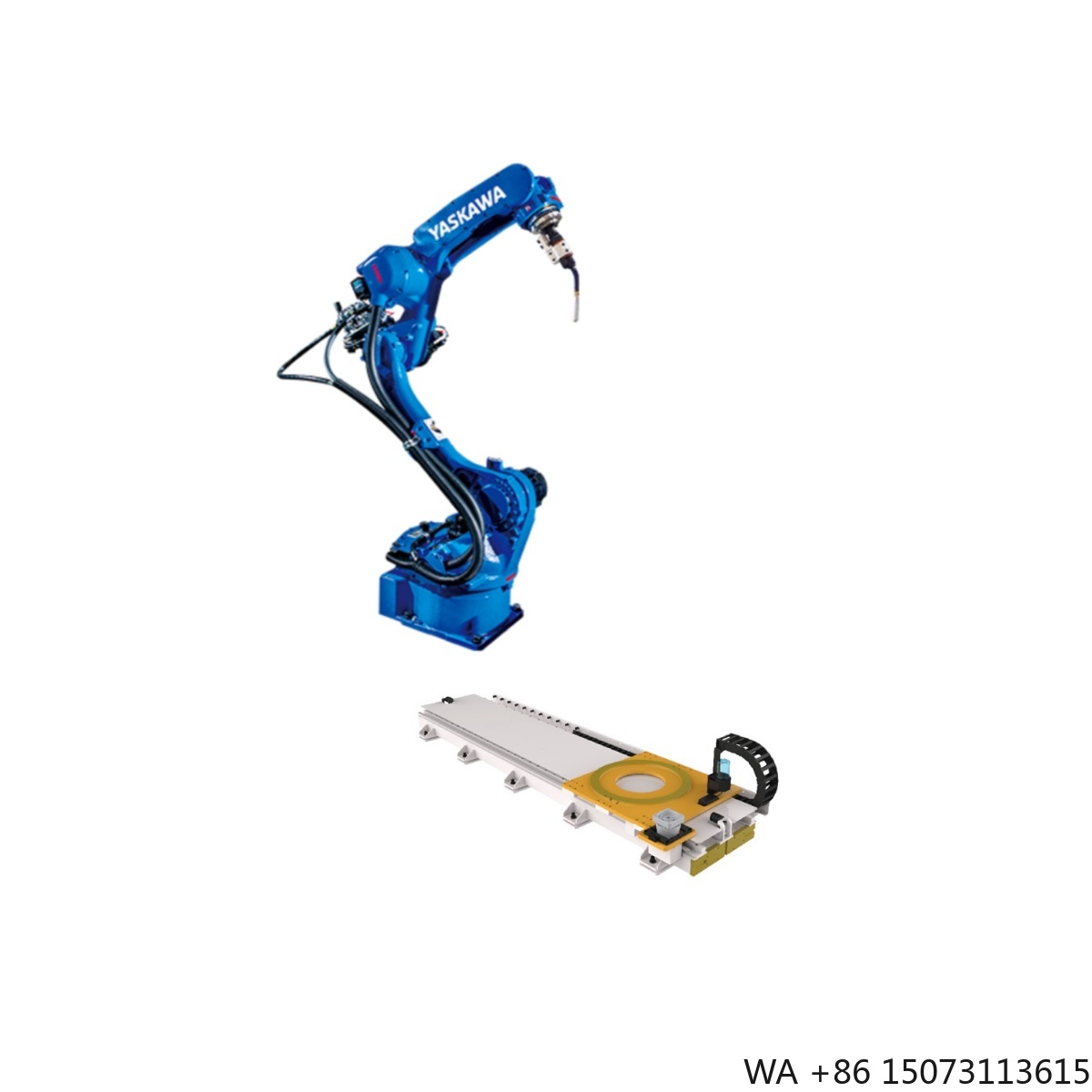 Robot Track - Rel Kereta GBS-02-W3000 untuk Robot Pengelasan,