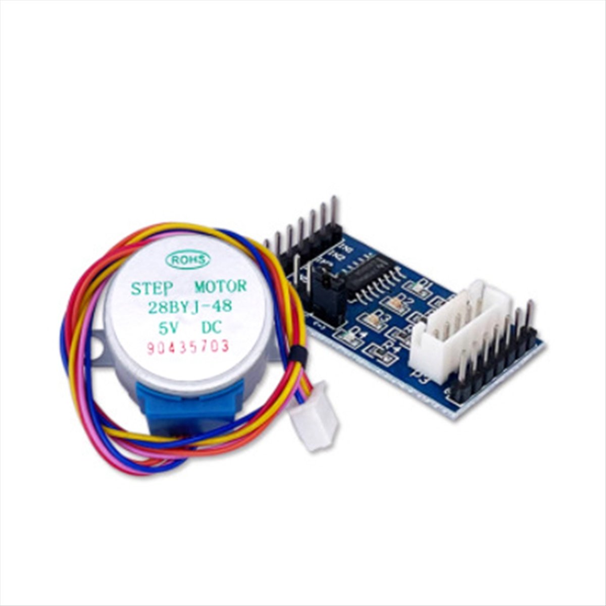 28Byj-48 - 【Komponen Motor】 Motor Stepper 28BYJ-48 dengan