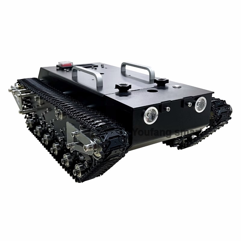 Tracked Robot Chassis - Sasis tangki RC beban 30kg, jalur