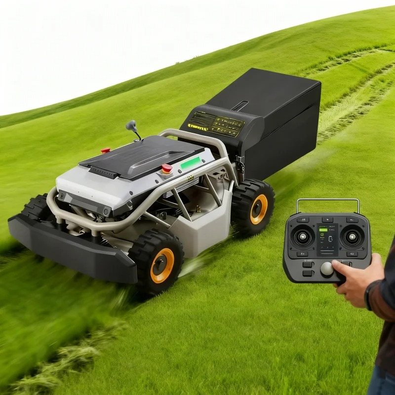 Robot Wheel - Mesin Pemotong Rumput Kendali Jarak Jauh