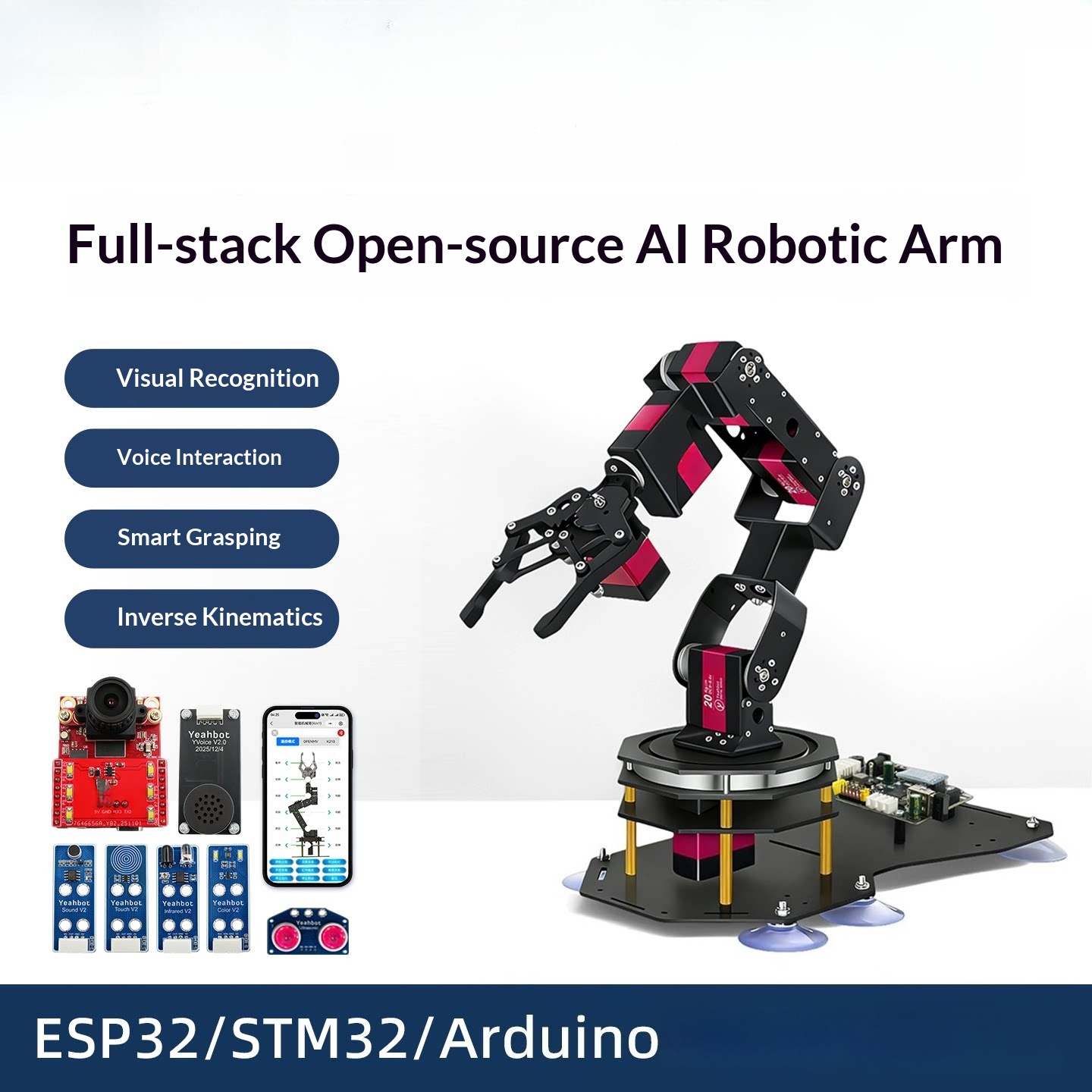 Stm32 Robot - KM1 Robot Manipulator AI Lengan Robotik