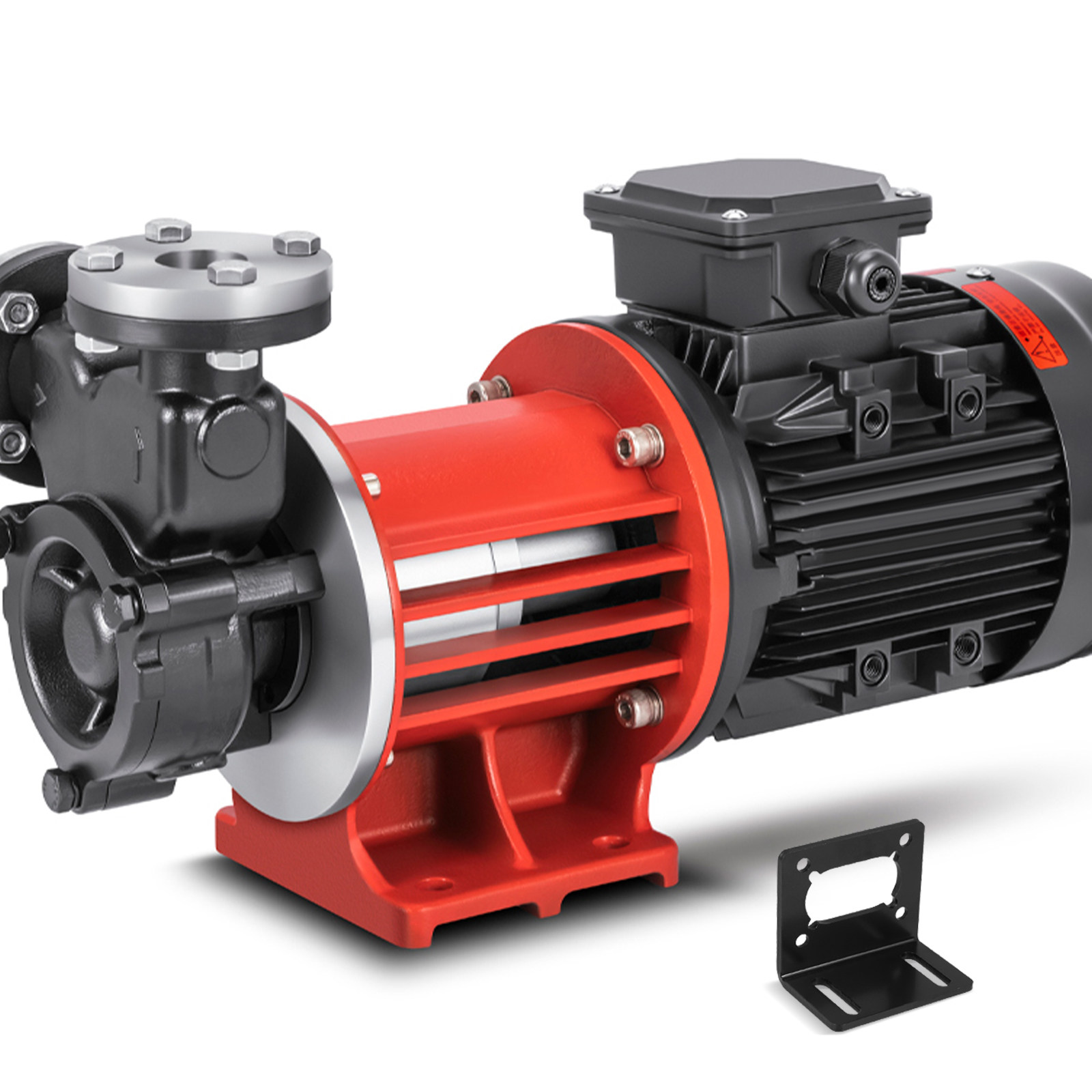 Geared Motor - Dudukan Motor Berbentuk L dari Baja