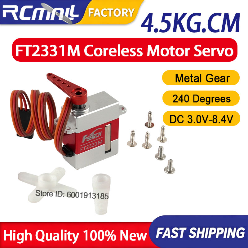 Robot Arm Metal - FT2331M Micro Digital Servo 4.5KG Torsi