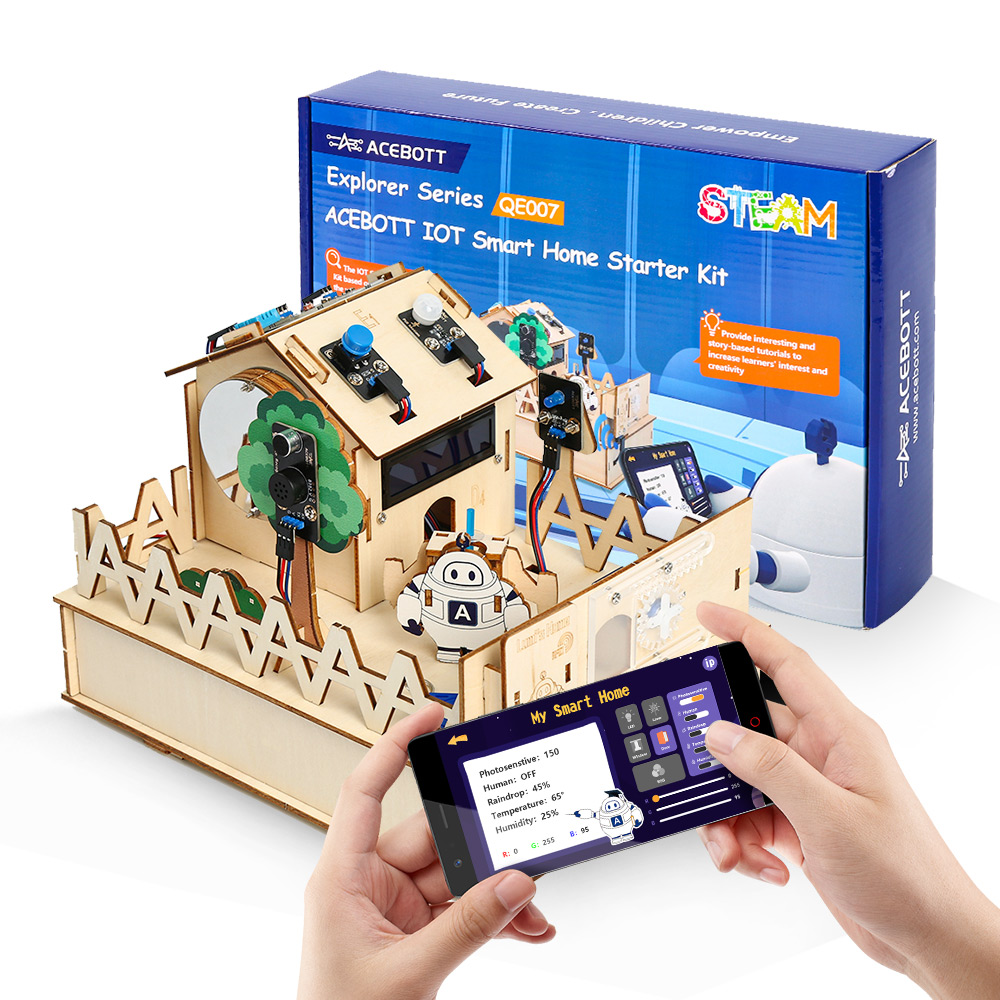 Microbit Robot - ACEBOTT Kit rumah cerdas DIY untuk
