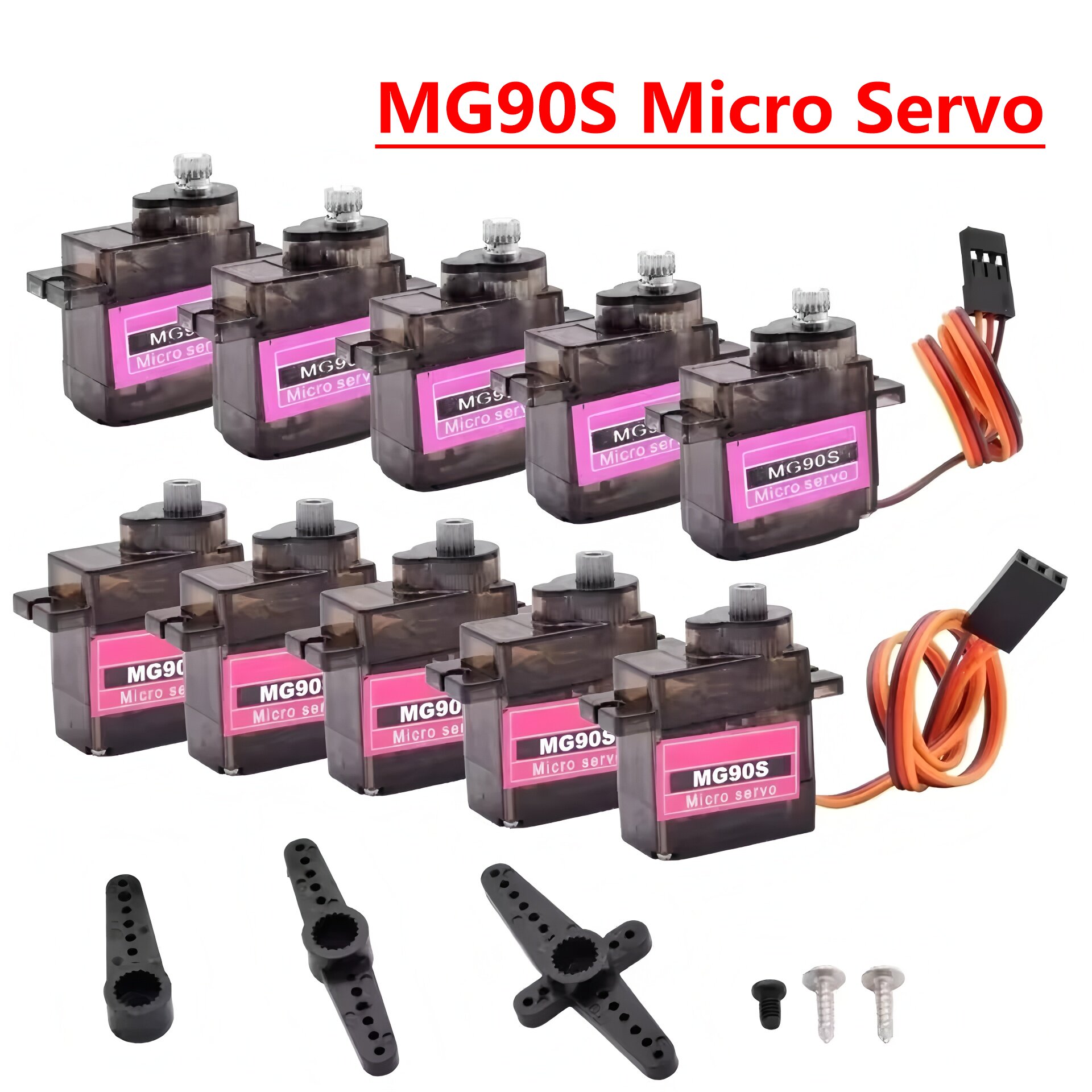 Servo Sg90 - 4/5/10/20 Buah MG90S Motor Servo Mikro