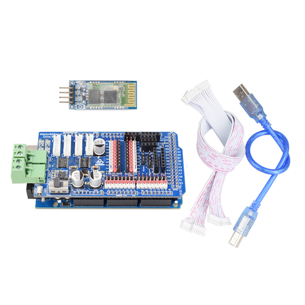 Robot Arm Kit - Arduino Mega2560 Robot mobil RC 4WD,