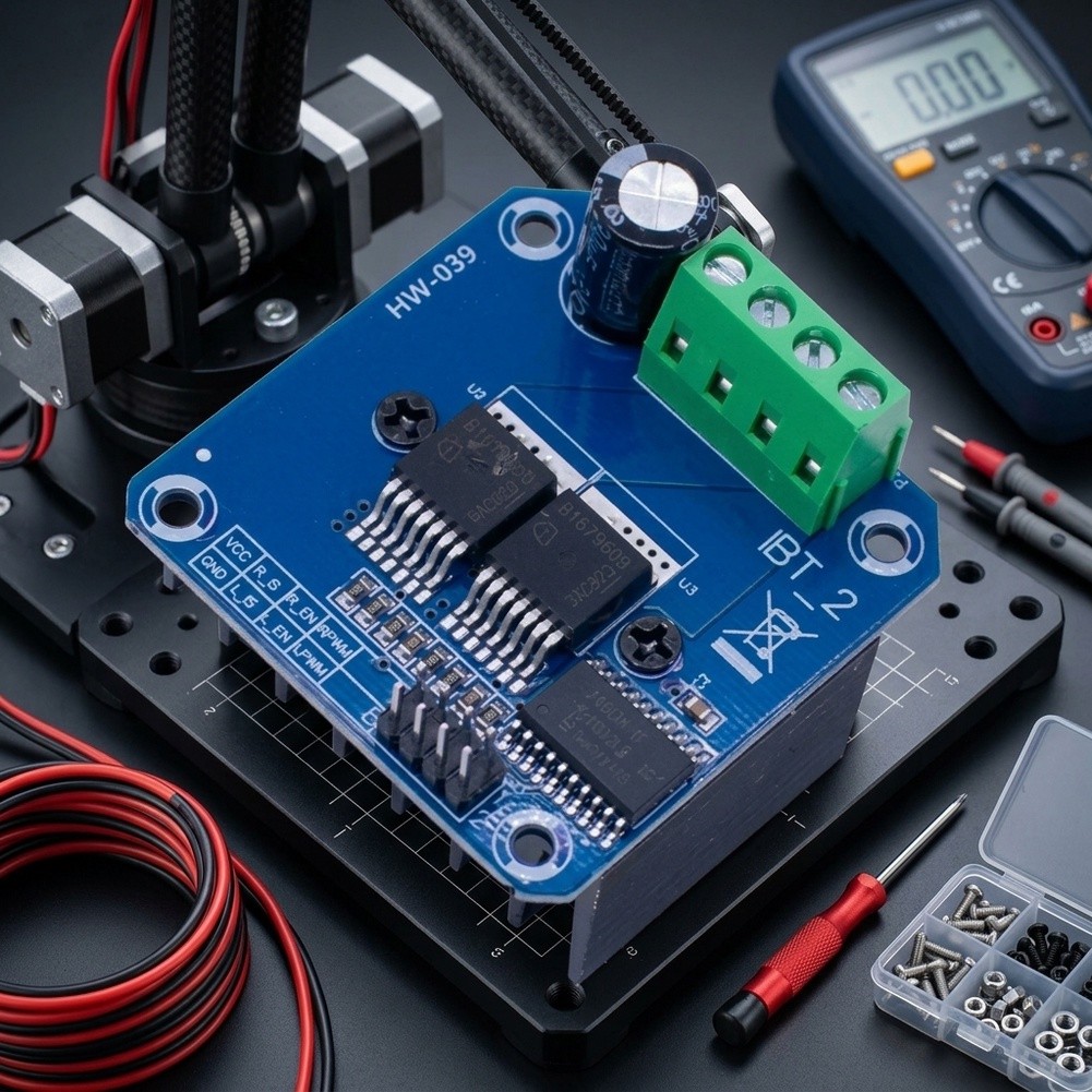 Motor Driver Module - Modul Penggerak Motor Dual H-Bridge 43A