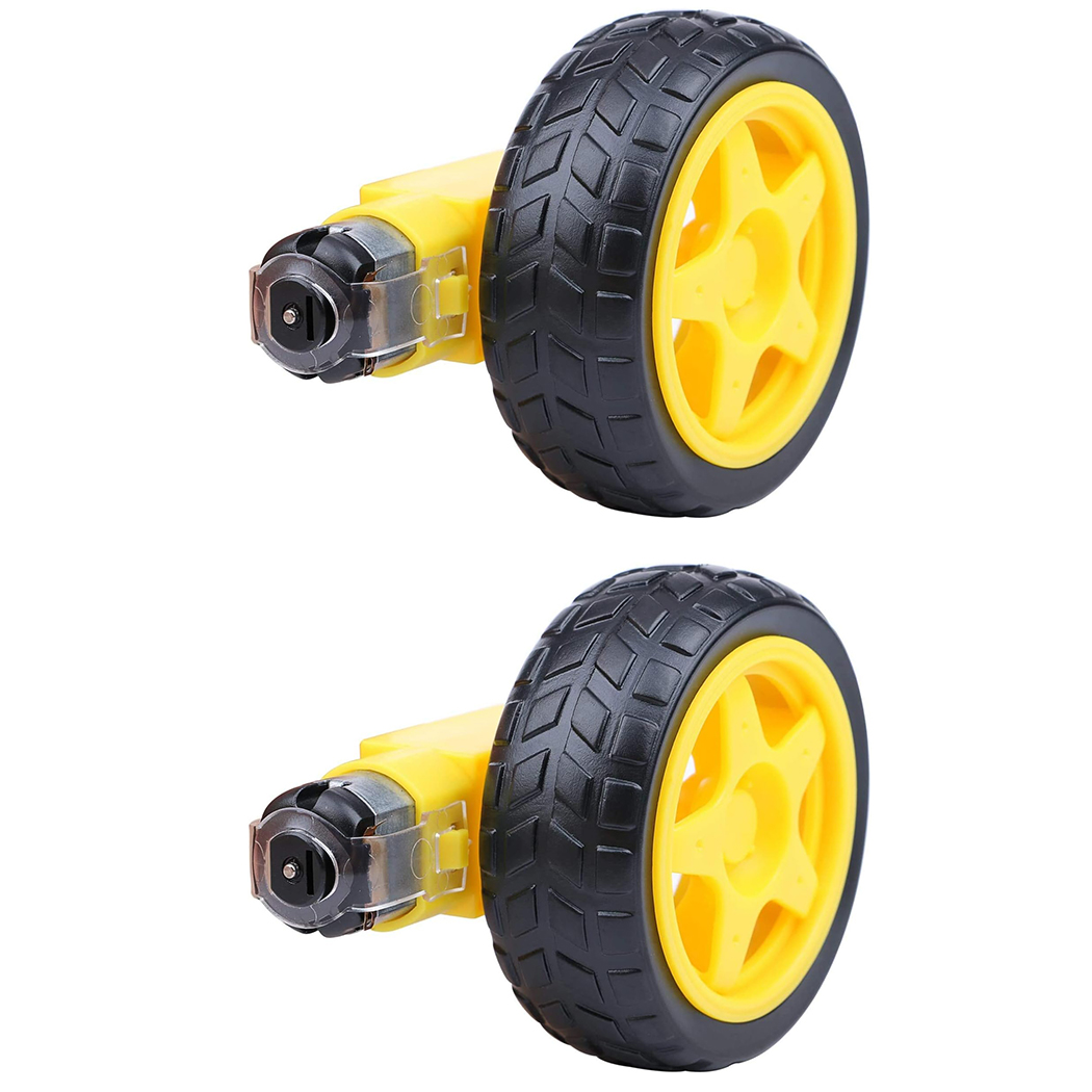 Microbit Robot - 2 Buah Motor TT dengan Kabel,