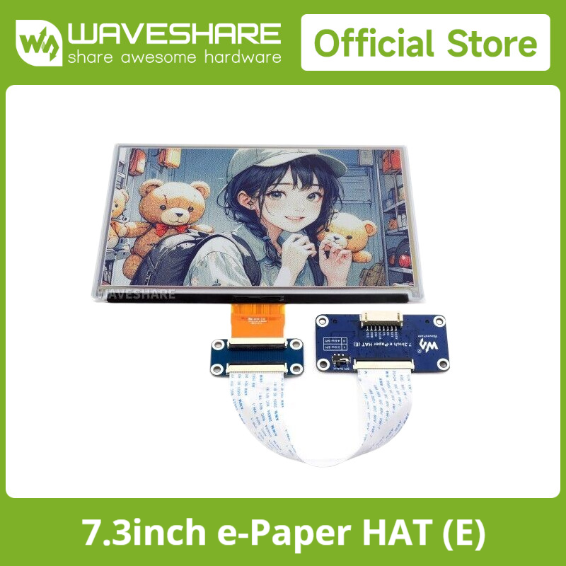 Stm32 Robot - Layar E-Paper 6 Warna Waveshare 7.3