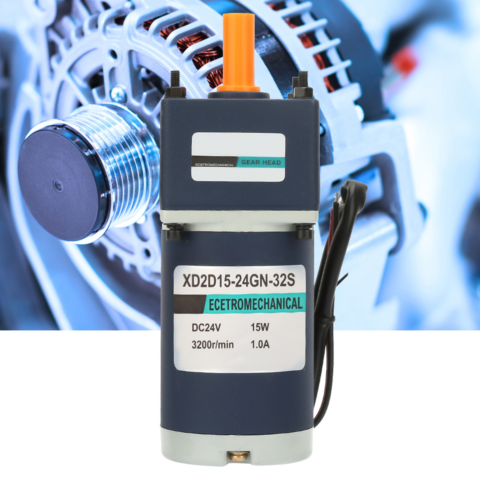 Geared Motor - Motor Reduksi Gear Motor DC24V 15W