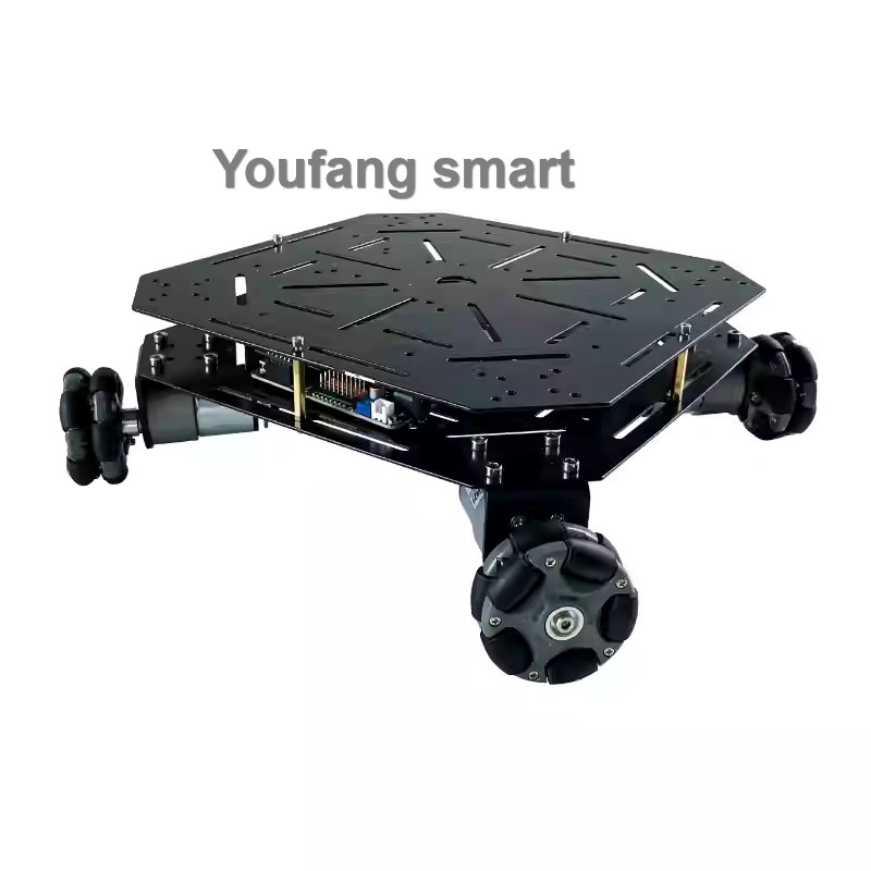 Sasis Mobil Robot Omni Wheel 4 - Ros Robot ulasan dan harga