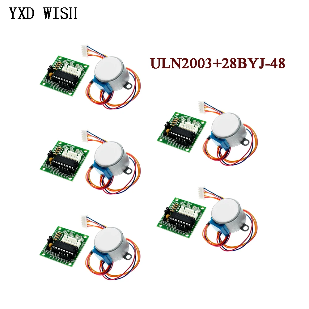 5 buah Motor Stepper gigi peng - 28Byj-48 ulasan dan harga