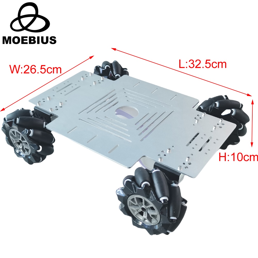 Kit Mobil Robot Roda Mecanum 4 - Ros Robot ulasan dan harga