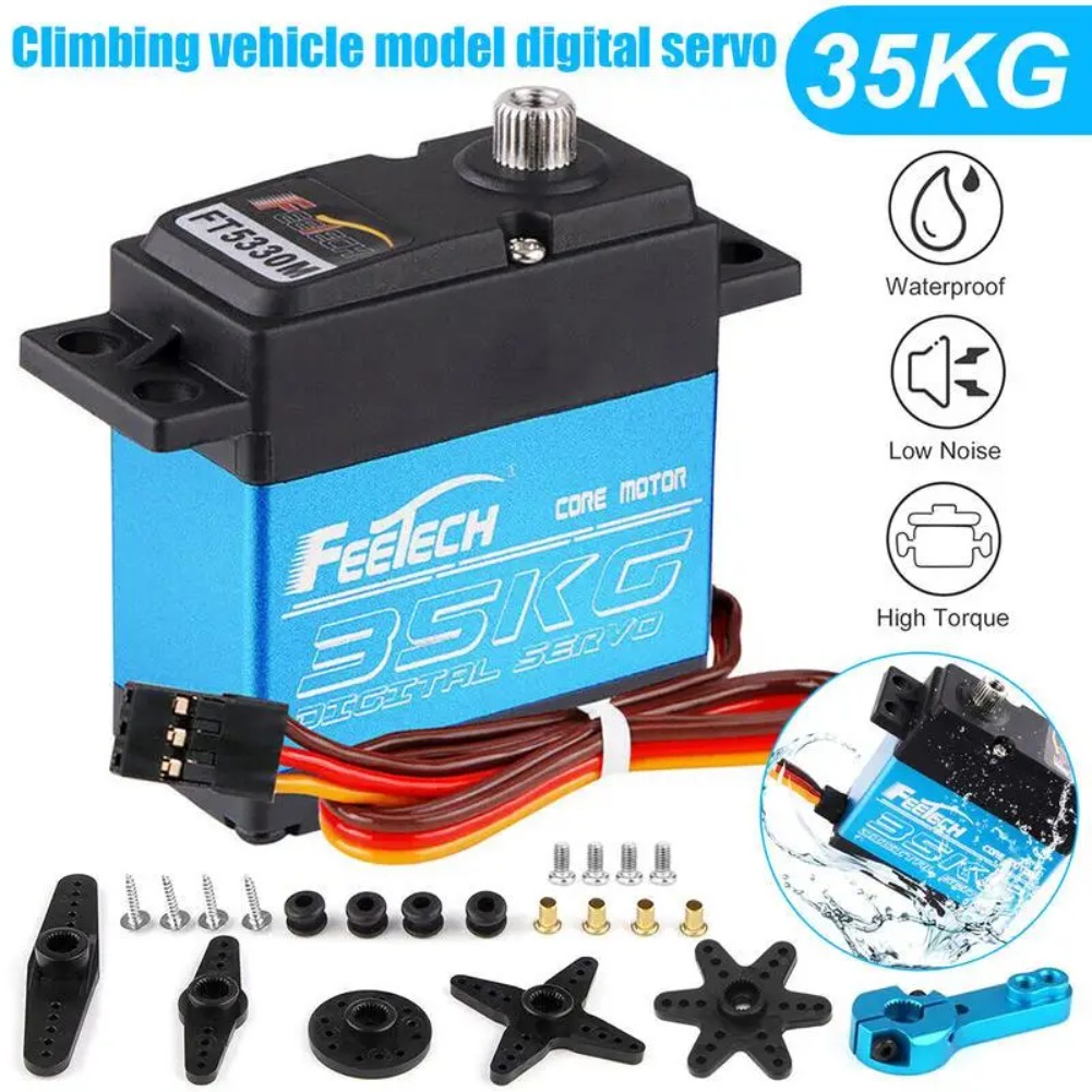 FEETECH FT5330M 35KG Servo Dig - Robot Arm Metal ulasan dan harga