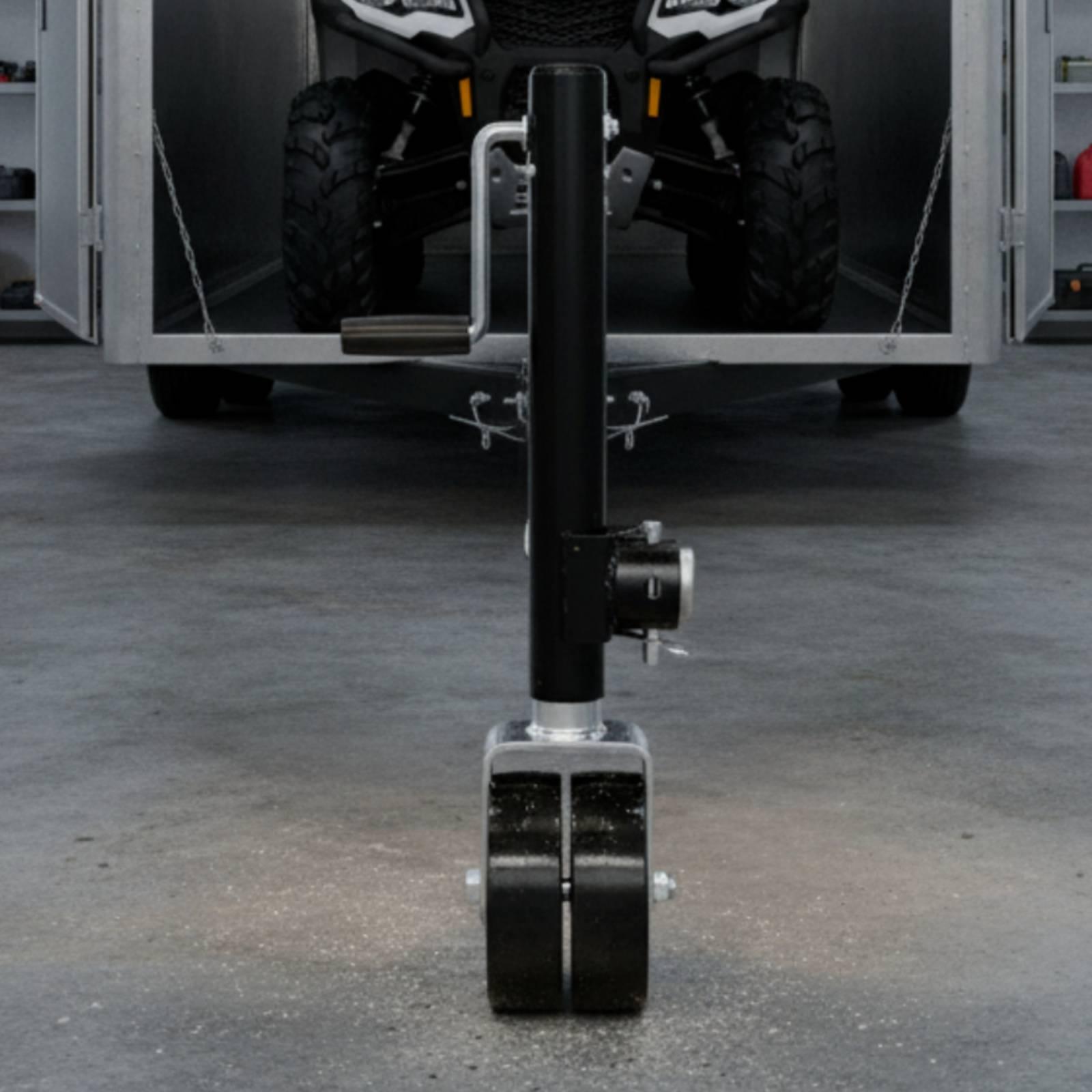 Dongkrak Trailer Putar dengan  - Caster Wheel ulasan dan harga