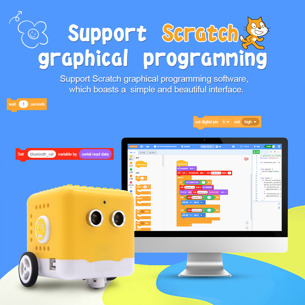Kidsbits Kit Robot Yang Dapat  - Microbit Robot ulasan dan harga