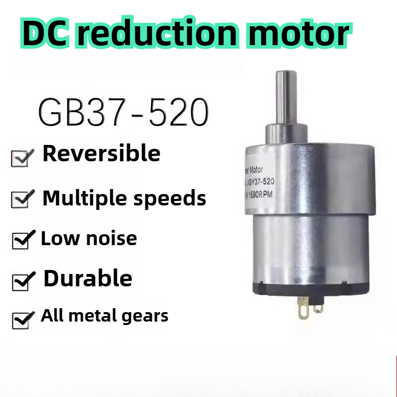 Motor Roda Gigi DC 12V/24V 7RP - Geared Motor ulasan dan harga