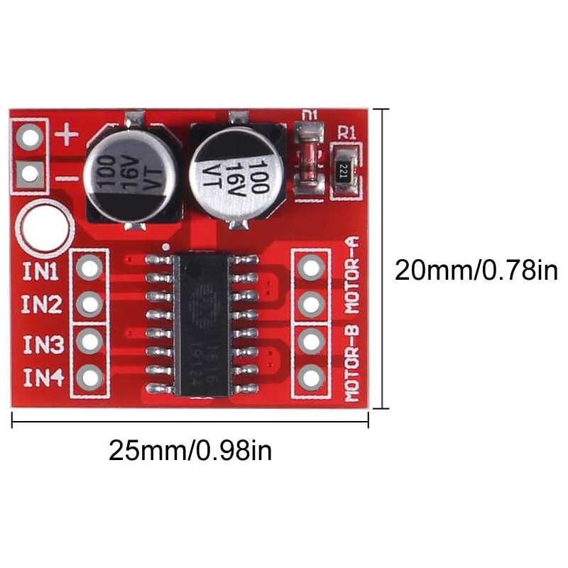 10 Buah L298N Modul Driver Mot - L298N Module ulasan dan harga