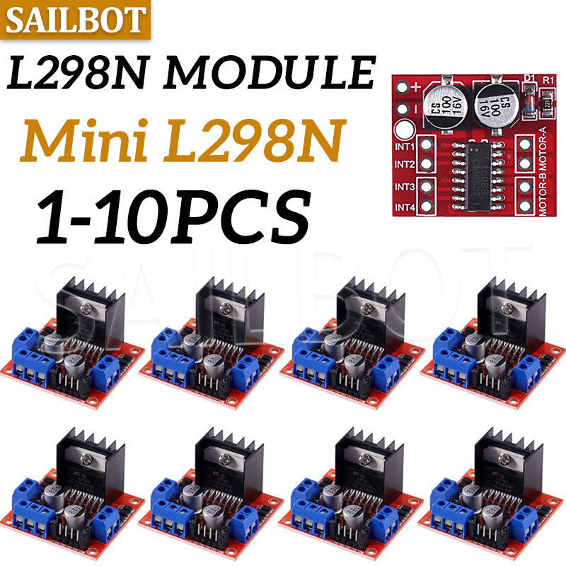 1/5/10 Buah L298N DC Motor Dri - L298N Module ulasan dan harga