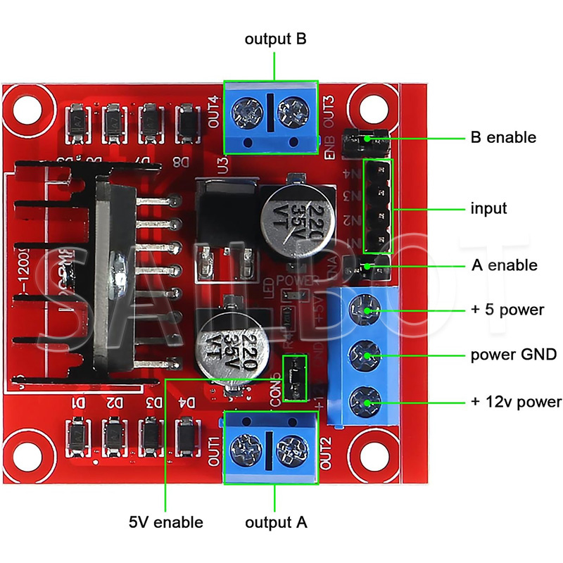 1/5/10 Buah L298N DC Motor Dri - L298N Module ulasan dan harga