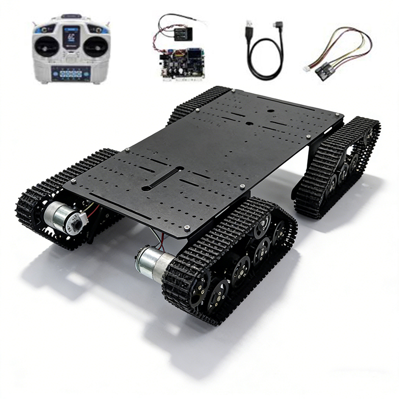 Tank RC 4WD dengan Sistem Roda - Ros Robot ulasan dan harga
