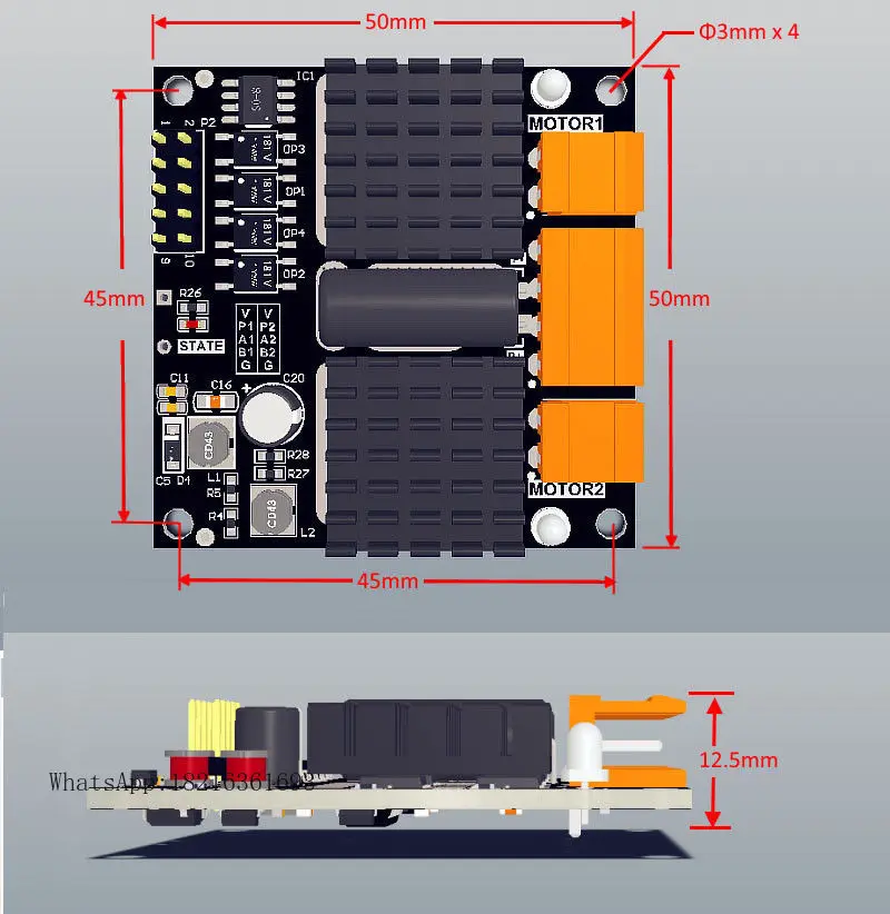 Modul Penggerak Motor DC Brush - L298N Module ulasan dan harga