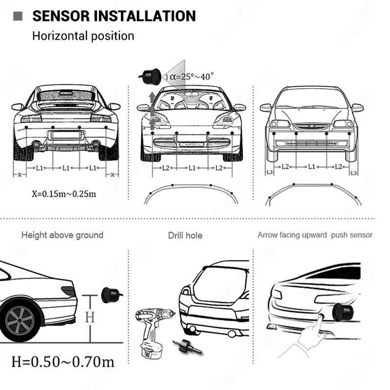 Kit Radar mobil mundur, sistem - Infrared Obstacle Sensor ulasan dan harga