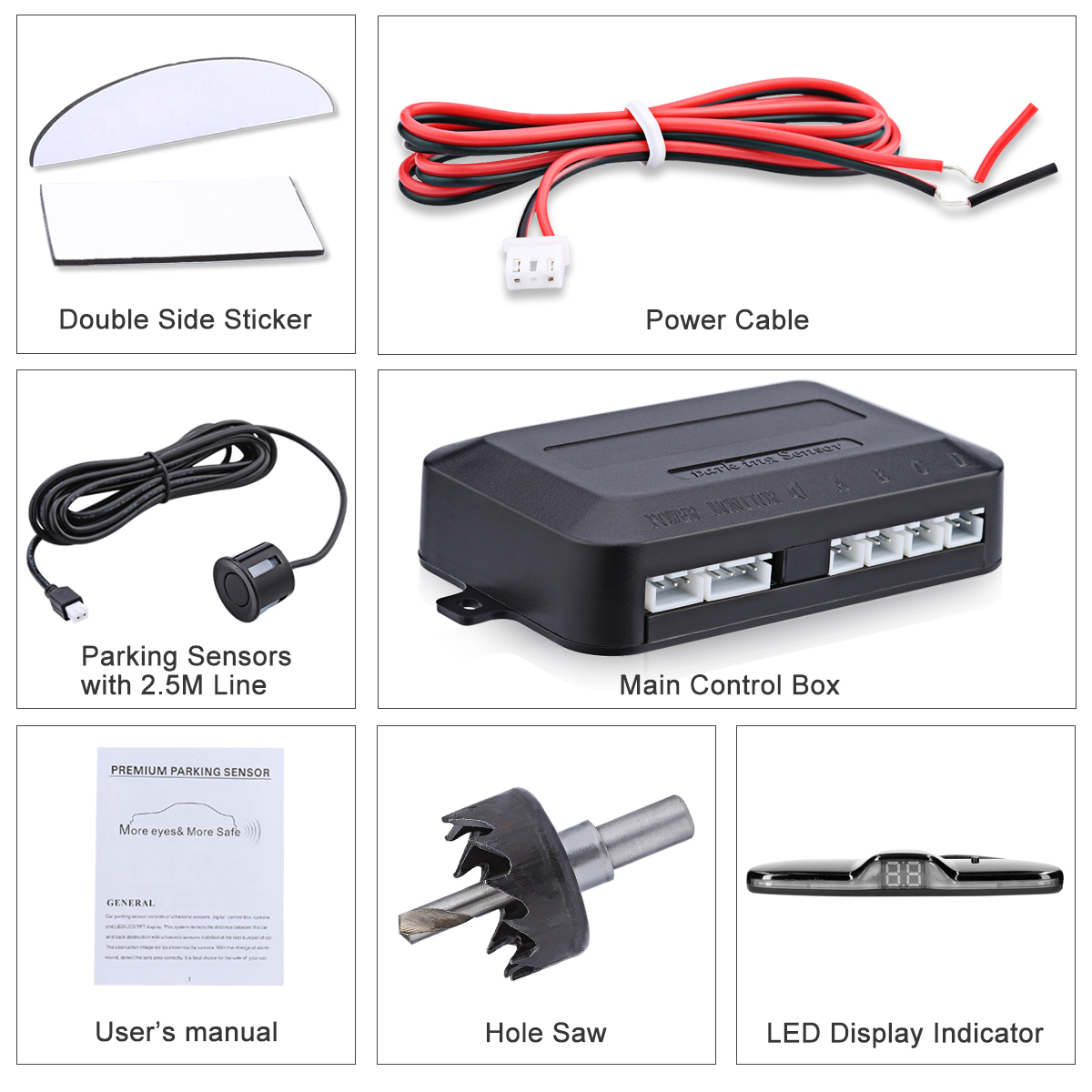 Kit Radar mobil mundur, sistem - Infrared Obstacle Sensor ulasan dan harga