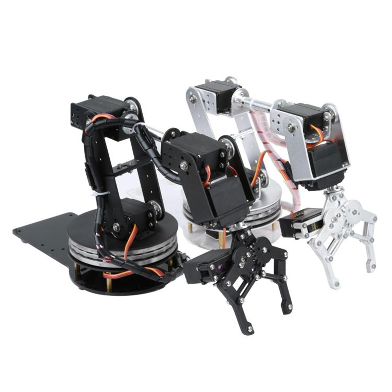Lengan Robot Perak 6 DOF denga - Robot Arm Kit ulasan dan harga
