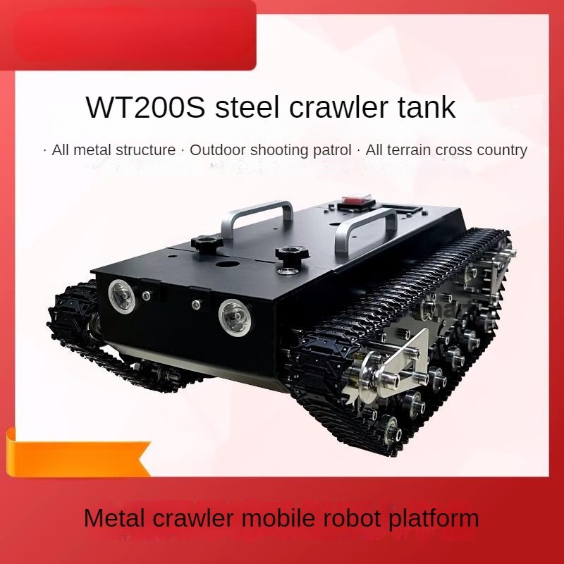 Sasis tangki RC beban 30kg, ja - Tracked Robot Chassis ulasan dan harga