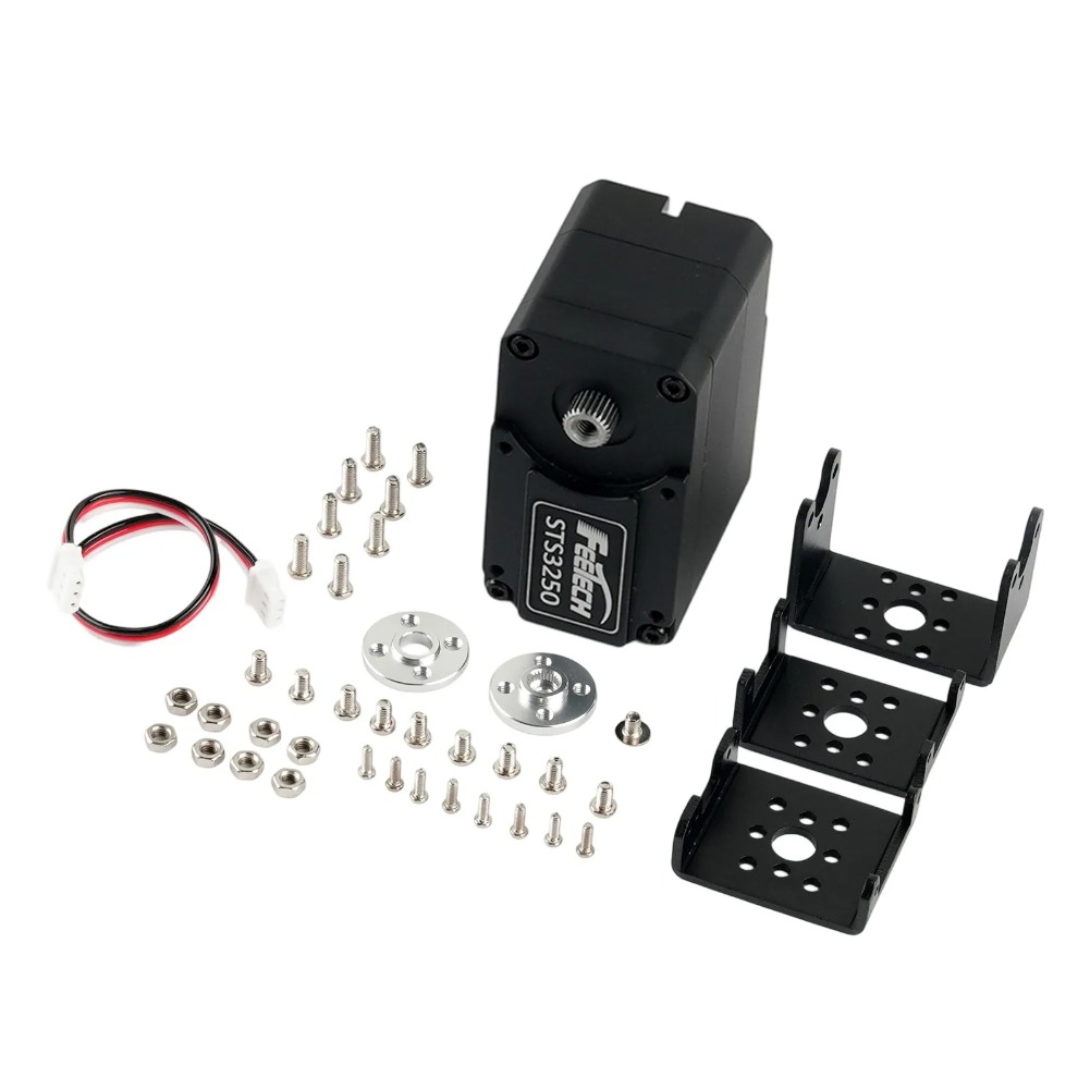 Feetech STS3250 12V 50KG Encod - Robot Arm Metal ulasan dan harga