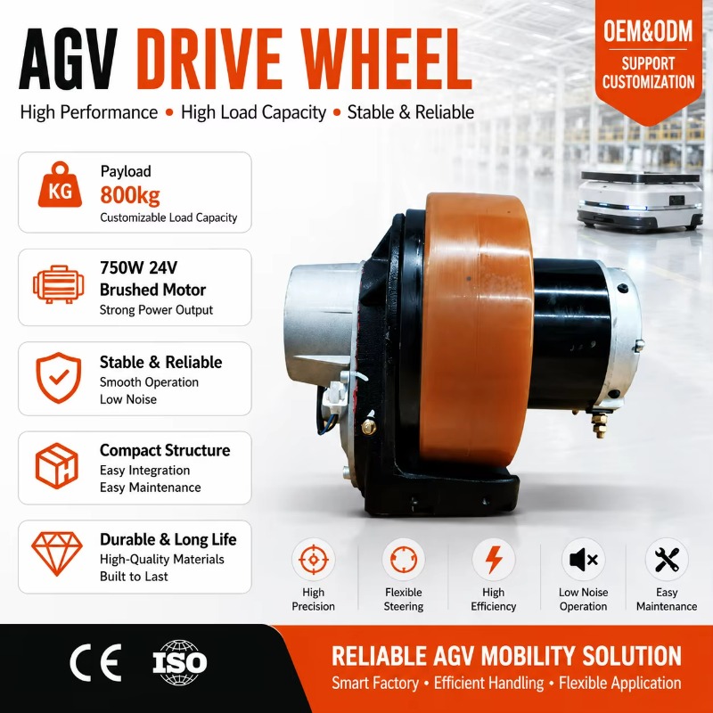 Roda Forklift AGV dengan Kontr - Robot Wheel ulasan dan harga