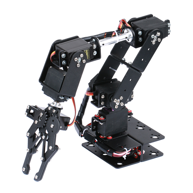 Mainan Robot uap DIY 6 DOF log - Robot Arm Kit ulasan dan harga