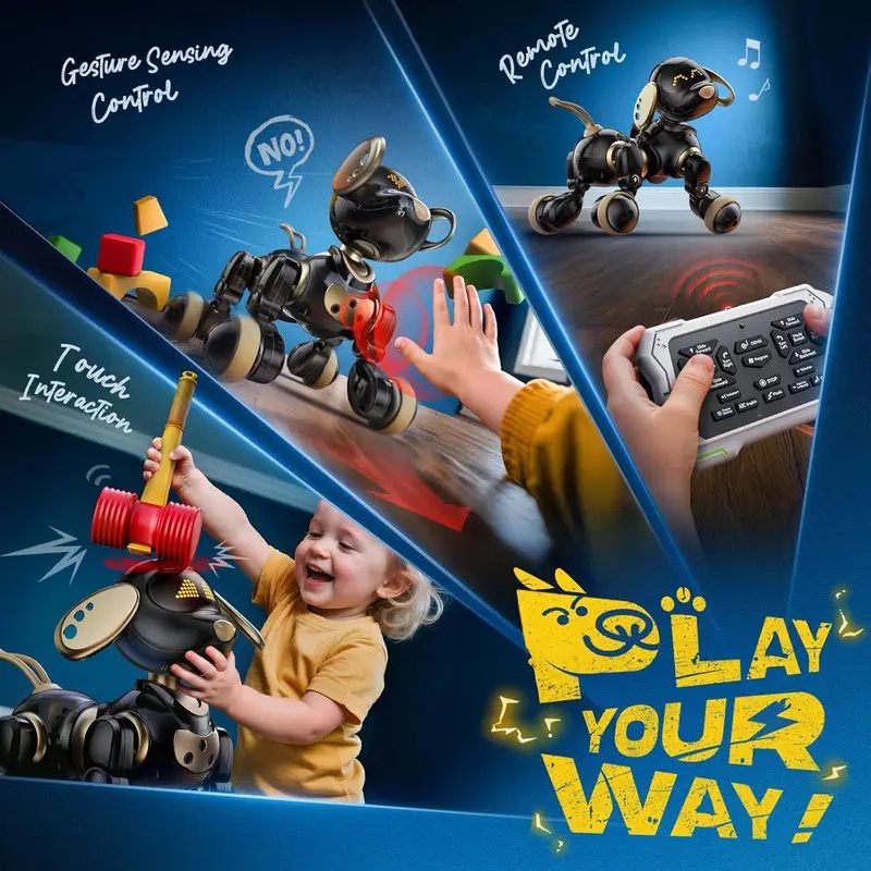 Mainan Anjing Robot Pintar den - Robot Remote Control ulasan dan harga