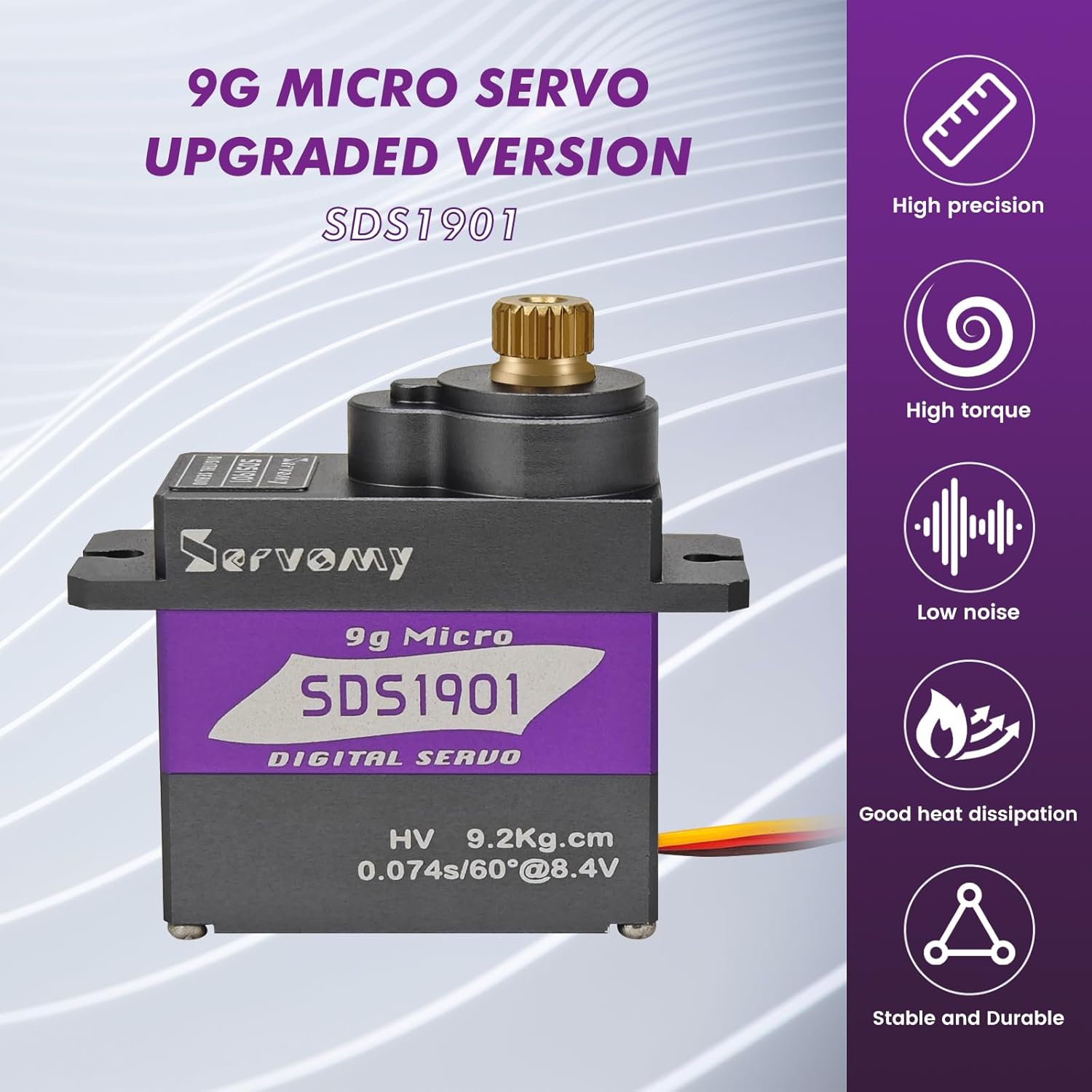 SERVOMY-SDS1901 Servo Digital  - Servo Sg90 ulasan dan harga
