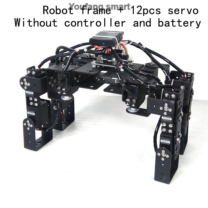 Anjing Robot Quadruped 12 DOF, - Robot Arm Kit ulasan dan harga
