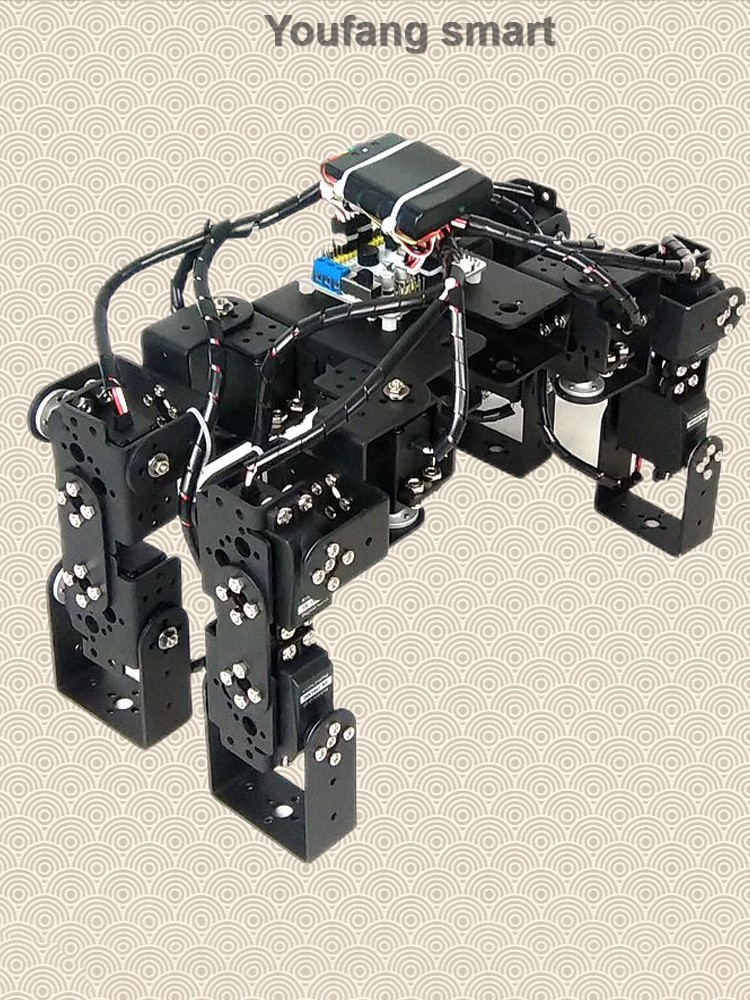 Anjing Robot Quadruped 12 DOF, - Robot Arm Kit ulasan dan harga