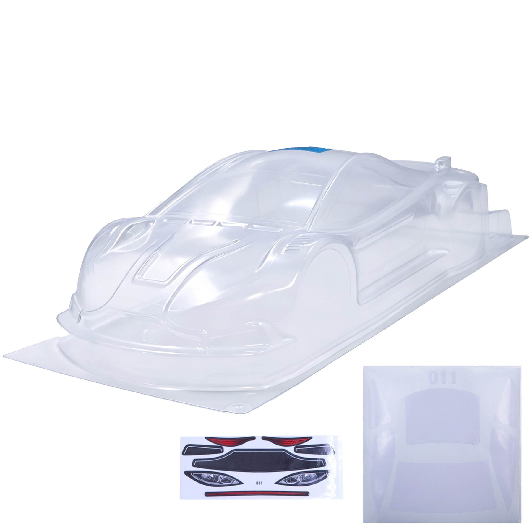 1/10 RC, bodi transparan tanpa - Robot Chassis ulasan dan harga