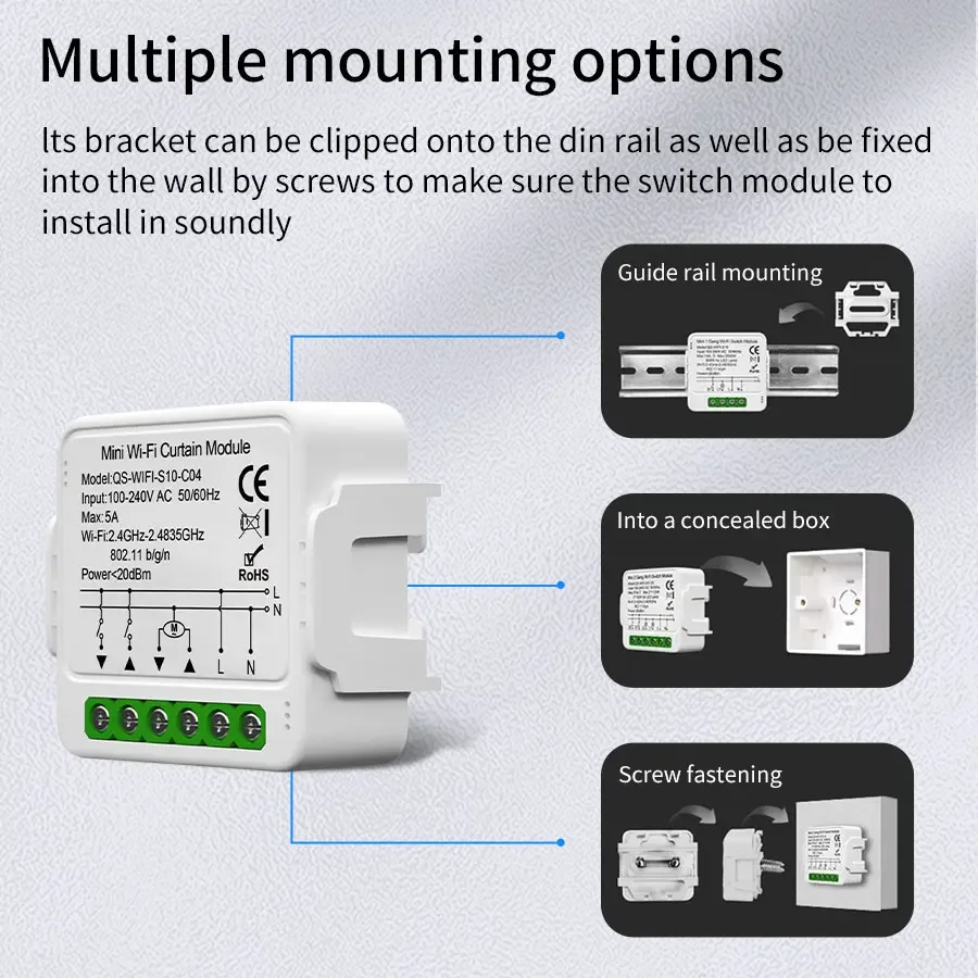 Tuya Smart ZigBee/WiFi Modul S - Motor Driver Module ulasan dan harga