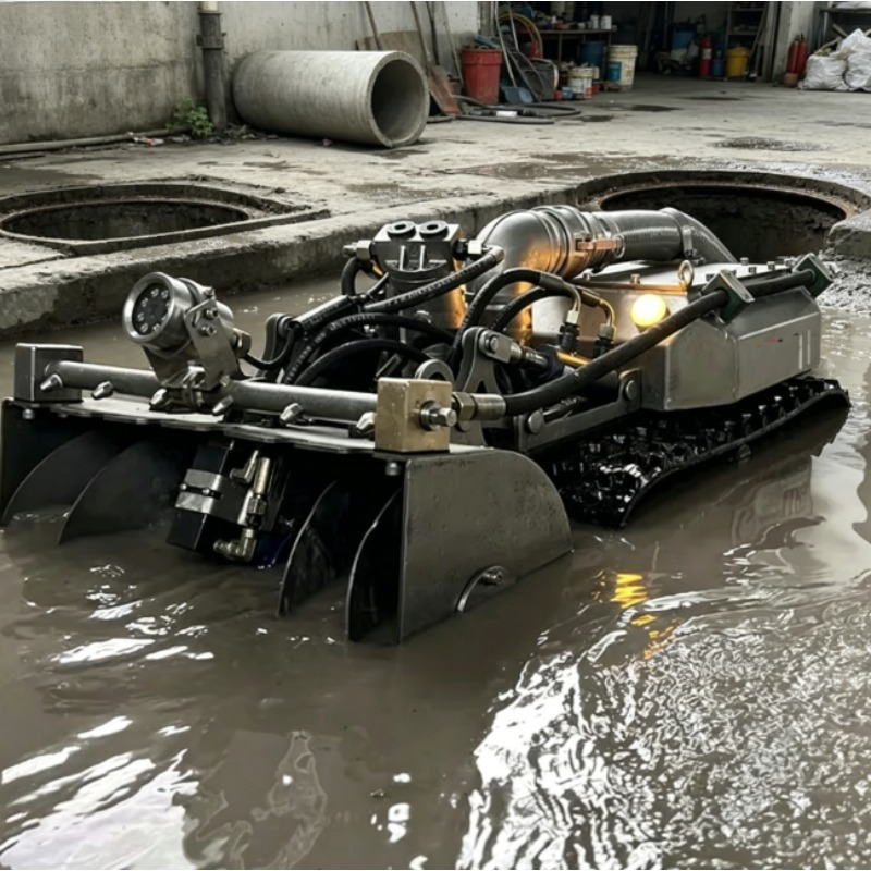 Mesin Pengeruk Amfibi Beroda K - Robot Track ulasan dan harga
